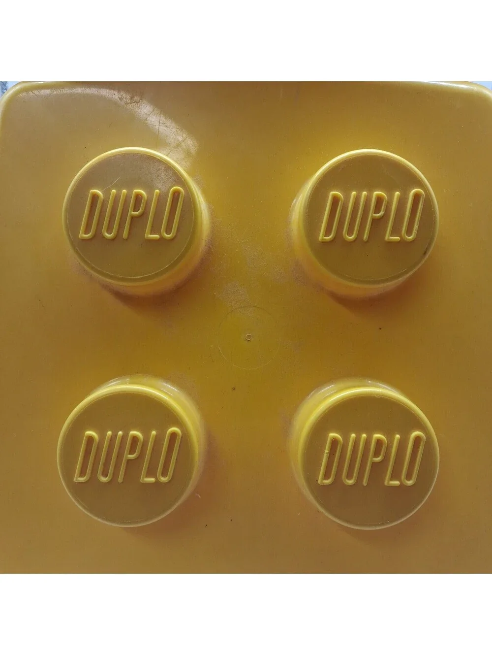LEGO DUPLO Yellow Storage Carry Case Bin w/ 74 Assorted Building Blocks Bricks